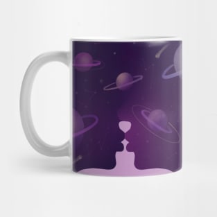 Kiss in spaceм Mug